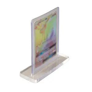 Kunden spezifische Größe 10mm Dicke Acryl Single Comic Card Sammlung halter Basis Lucite ACE Graded Display Basis