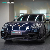 Kit de carrosserie en Fiber de carbone sèche Paktechz kit Aero lèvre de becquet avant pour Porsche Panamera GTS Turbo 971 2021 - 2023