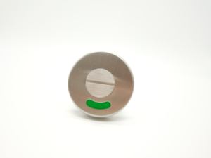 Высококачественный круглый индикатор перегородки туалета, поворотная ручка двери туалета из нержавеющей стали, дверной замок, поворотная ручка - Product Image 2