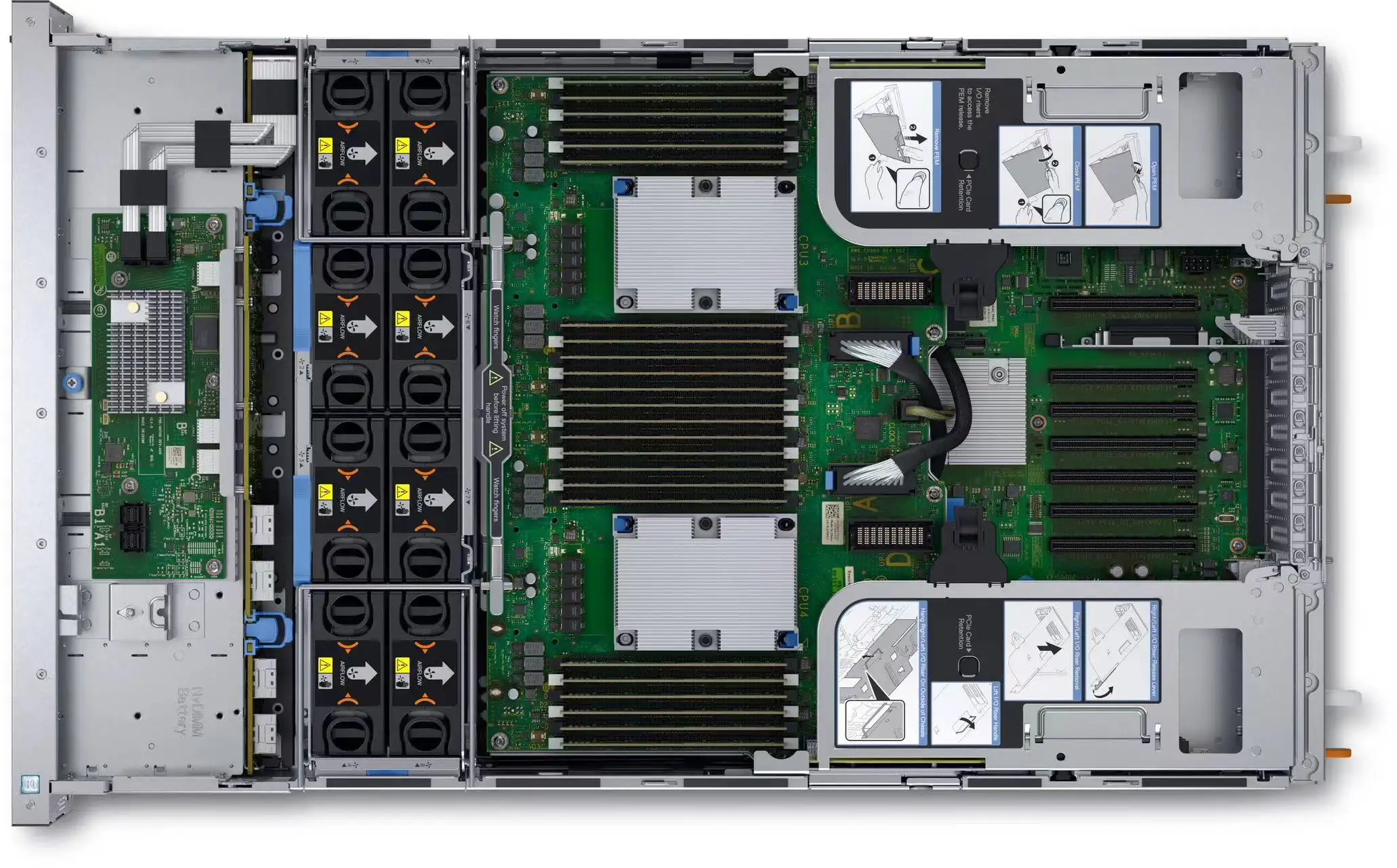 도매 EMC R740 2x 인텔 제온 실버 4210/RAM 64GB/HDD 1.2TBx 4/PERC H730P/750Wx2 랙 서버