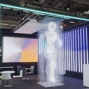 Bande lumineuse LED 3D magique à pixels RGB, lumière de scène interactive tridimensionnelle, ArtNet pour scène/<span class=keywords><strong>art</strong></span>/centres commerciaux/musées/événénements - Product Image 3