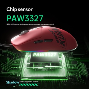 <span class=keywords><strong>Souris</strong></span> de jeu LDONG 298 filaire RGB avec éclairage, programmation macro, support ergonomique, capteur PAW3327 pour jeux en ligne - Product Image 5