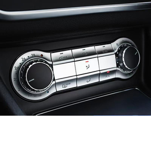 Autocollants de garniture pour boutons de climatisation de <span class=keywords><strong>la</strong></span> console <span class=keywords><strong>centrale</strong></span> de l'intérieur de <span class=keywords><strong>la</strong></span> voiture pour <span class=keywords><strong>Mercedes</strong></span> Benz Classe A <span class=keywords><strong>GLA</strong></span> X156 W176 2013 2014 2015 2016 2017 2018 2018 - Product Image 2