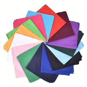 Fashion Retro Solid Color Bandana for Men and Women - Hip Hop Head Wrap, Biker Face Mask, Summer <b>Scarf</b>, Promotional Gift - Product Image 3