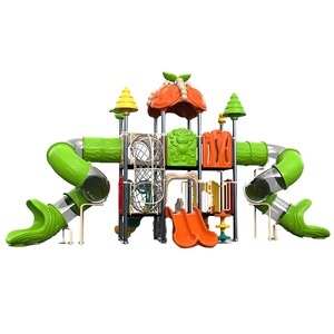 Hấp Dẫn Lớn Galvanize Thép Nhựa Trượt Sân Chơi Ngoài Trời Hệ Thống Cho Công Viên Giải Trí - Product Image 1
