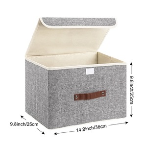 Caja Organizadora de Ropa Plegable y Ecológica con Tapa, de un Solo Nivel, para Sala de Estar, la Más Vendida del 2019 - Product Image 2
