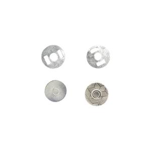 Botón Magnético Súper Fuerte para Ropa y Pantalones, Hebilla Magnética de Doble Garra, Placa Rectangular, Accesorios de Ferretería Ocultos, Plateado - Product Image 3