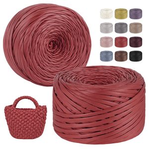 Hilo de Cuero Sintético Mate de 200g para Tejer Bolsos a Mano, Hilo de Camiseta para Tejer Bolsos Hechos a Mano, Venta al Por Mayor - Product Image 2