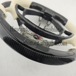 Popular Products Carbon Fiber Perforated Leather LED Grip Steering <b>Wheel</b> Fit for Infiniti G27 G37 Car Steering <b>Wheel</b> - Product Image 3