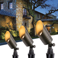 Éclairage paysager extérieur basse tension étanche basse tension 12V AC/DC éclairage d'appoint pour arbre de jardin en laiton