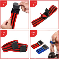Benutzerdefiniertes Logo Coexistence Hochwertige Polyester-Stoffe Workout Verstellbare Elastische Fitness-Übung Blutflussrestriktion BFR
