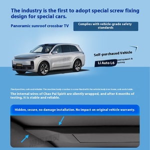 Trendy Elf L6 24-25 Modèle <span class=keywords><strong>TV</strong></span> Écran de divertissement de siège arrière électrique avec USB GPS Android Auto Écran partagé 17.3 pouces DSP Stéréo - Product Image 6