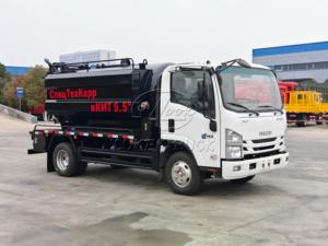 Isuzu Sewage Suction Truck 5.5m³ Tank Diesel Manual Transmission Euro 5 New China Made - Product Image 1