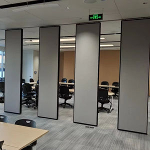 Cloison mobile temporaire personnalisable, cadre en aluminium, pliable, <span class=keywords><strong>coulissante</strong></span>, cloison acoustique en <span class=keywords><strong>bois</strong></span>, cloisonnement mobile - Product Image 5