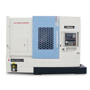 TCK52DY tourelle servo horizontale 12T CNC tour <span class=keywords><strong>coupe</strong></span> d'engrenages machine de contrôle numérique avec axe tour de fraisage hydraulique - Product Image 6
