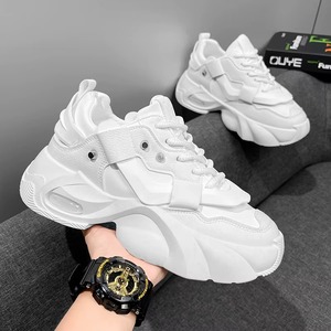 รองเท้าผู้ชาย 2024 รุ่นใหม่ ระบายอากาศได้ดี เพิ่มความสูง รองเท้ากีฬาลำลอง - Product Image 3