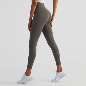 Chải Vải Xà Cạp Đối Với Phụ Nữ Tiktok Phòng Tập Thể Dục Tập Thể Dục Cao Eo Mông Nâng Thể Thao Thoáng Khí Nén Yoga Quần - Product Image 6