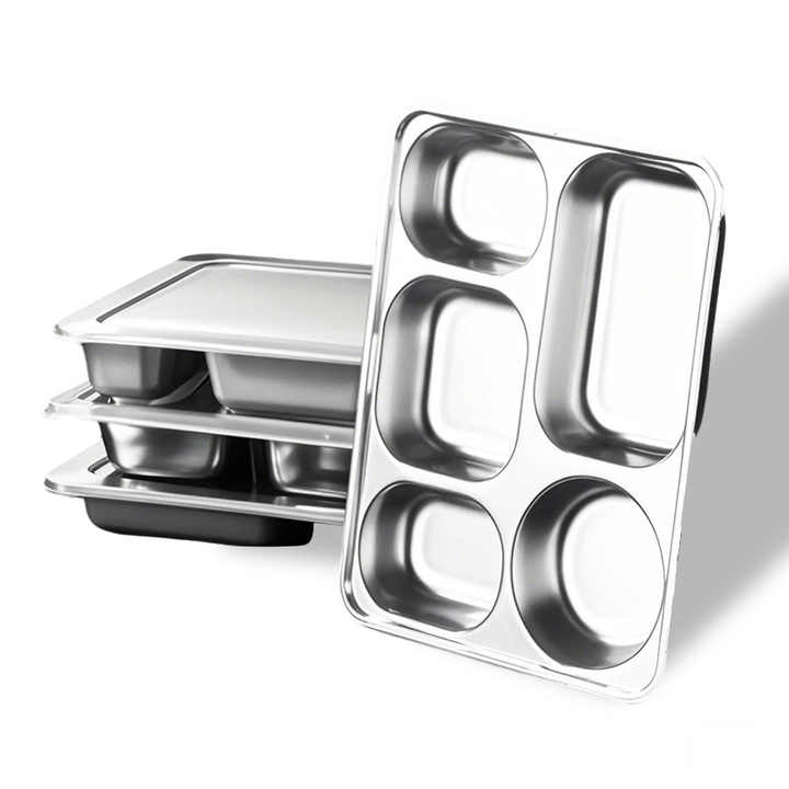 Wholesale Custom 304 Stainless Steel Divided Plates