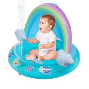 Alfombra de Juegos Acuáticos Inflable para Niños, Toldo de Arcoíris de PVC, Juguete para Jardín al Aire Libre, Elementos Esenciales para Juegos Acuáticos de Verano - Product Image 3