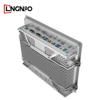 PC Industrial Todo en Uno Integrado de 10.4 Pulgadas LPC FR104 W con CPU Opcional, RAM Personalizada, SSD, Carcasa Metálica sin Ventilador, Pantalla Táctil de 10 Puntos