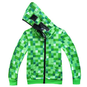 Disfraz de Cosplay de Halloween para Niños AMad ZKids Crawler Creepersw, Sudadera con Capucha Divertida, Chaqueta para Fiesta de Cumpleaños, Armadura Verde C-Cr 2025 Wrl22 - Product Image 3