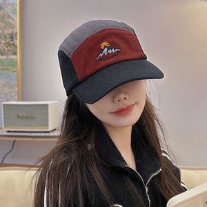 Street Color Matching Five-piece Adjustable Polyester/Cotton Geometric Pattern Korean Version Summer Outdoor <b>Cap</b> <b>Baseball</b> <b>Cap</b> - Product Image 3