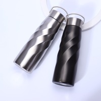 Thermos de voyage créatif en acier inoxydable à double paroi isolé de 500 ml avec affichage de la température, écologique, forme balle