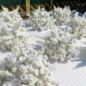Centros de Mesa de Rosas de Seda para Bodas, Decoraciones de Mesa, Arreglos Florales, Centros de Mesa con Bola de <span class=keywords><strong>Flores</strong></span>, <span class=keywords><strong>Flores</strong></span> Artificiales - Product Image 5