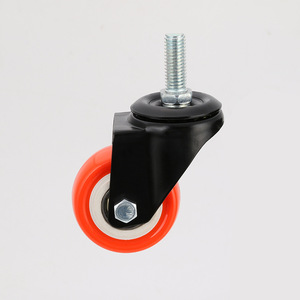 2 Inch Gold Diamond Orange Rubber <b>Caster</b> <b>Wheel</b> With Ball Bearing For Industrial Use - Product Image 3