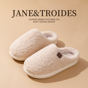 Chaussons d'intérieur antidérapants pour femmes, nouveaux modèles 2026, chauds, respirants et doux, pour la maison - Product Image 4