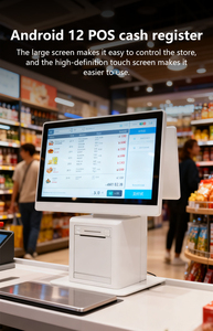 Nuevo Sistema POS Todo en Uno de 15.6'' con Windows 10/11, Procesador I3/I5/I7, Kiosco de Pedidos para Restaurantes, Caja Registradora, Terminal de <span class=keywords><strong>Pago</strong></span> POS para <span class=keywords><strong>Tiendas</strong></span> - Product Image 3