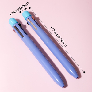 Hot bán sáng tạo 6-màu ABS Bút kẻ mắt bấm vào bút đa-màu cấp bằng sáng chế sản phẩm với ống nhựa - Product Image 6