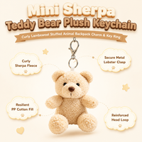 Porte-clés en peluche ours en peluche de 11 cm, mini poupée animale en peluche mignonne, breloque de sac, pendentif de sac à dos pour enfants, filles, bouquet, boîte cadeau d'anniversaire