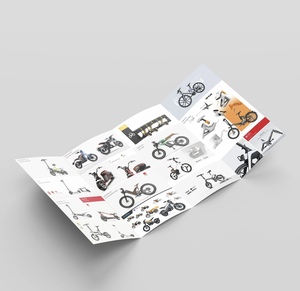 Brochure tri-pliée personnalisée en papier offset brillant, guide d'utilisation, livret Z, dépliants pliés en 3, manuel d'instructions - Product Image 3