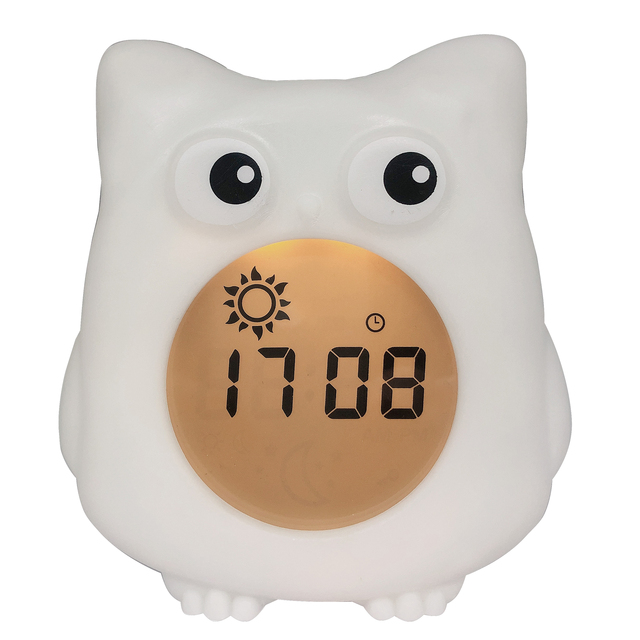 Wake Me up New Silicone Sleep Trainer Clock