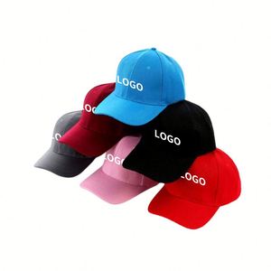 Casquettes de baseball en tissu de coton de couleur unie, ajustables, personnalisables, de haute qualité, vente en gros d'usine - Product Image 4