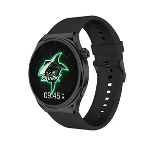 CN jam tangan pintar Black Shark S1, IP68, tahan air, bentuk bulat, jam tangan pintar 1.43 inci, tampilan OLED, Smar twatch, dekorasi mode
