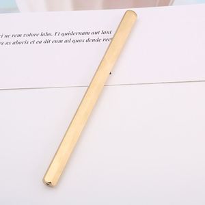 Bolígrafo Metálico de Firma al por Mayor, Cilíndrico Hexagonal de Bronce, Bolígrafo Neutro para Negocios, Regalo Promocional con Material de Latón - Product Image 3