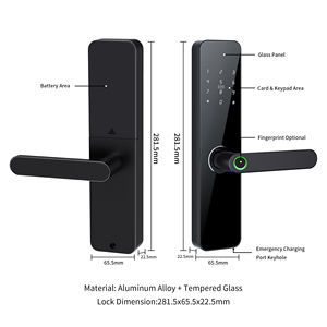 Cerradura Inteligente de Aluminio Bluelock con Huella Dactilar, Control Inalámbrico por Aplicación TTLock, Contraseña Digital, Tarjeta y Seguridad Biométrica - Product Image 4