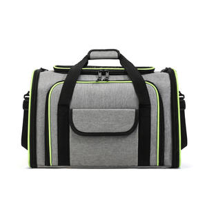 <span class=keywords><strong>Sac</strong></span> de transport pliable et respirant pour animaux de compagnie (chiens et chats) avec impression tendance, extensible, à bandoulière, grand espace de rangement - Product Image 4