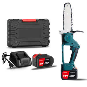 NanTong BaoWei Tronçonneuse Scies à chaîne sans fil de 8 pouces, tronçonneuse électrique 21V, sécateur Scie à chaîne pour arbre de cour - Product Image 1