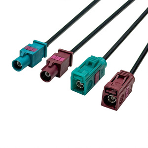 สายเคเบิลเรดาร์ถอยหลังรถยนต์ Fakra 12-24V สายต่อขยายกล้องมองหลังพร้อมชุดสายไฟสำหรับระบบสำรองข้อมูลรถยนต์ - Product Image 3