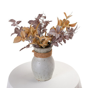 INS Wind Dry <span class=keywords><strong>Rose</strong></span> Leaf Simulación Flor falsa transparente para la decoración del hogar Boda PARA EL Día de San Valentín Fábrica al por mayor - Product Image 1