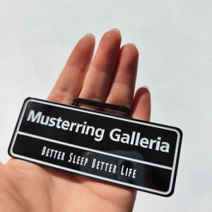 Mới Đến Bán Buôn Biểu Tượng Tùy Chỉnh Màu Kẽm Hợp Kim Ăn Mòn Tên Tấm Khắc Kim Loại Biển Hiệu Dấu Hiệu - Product Image 4