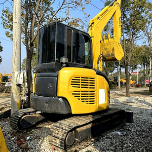 รถขุดไฮดรอลิกขนาดเล็ก Komatsu PC55 มือสองจากญี่ปุ่น สภาพดีเยี่ยม; เครื่องยนต์ เกียร์ มอเตอร์ไฮดรอลิก และชุดเกียร์ - Product Image 1