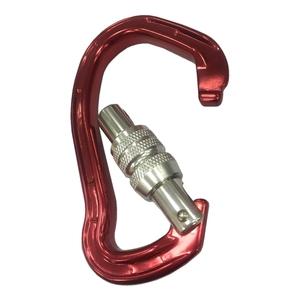 Mosquetón de aluminio 24KN, en forma de oreja, aleación, bloqueo de tornillo - Product Image 2