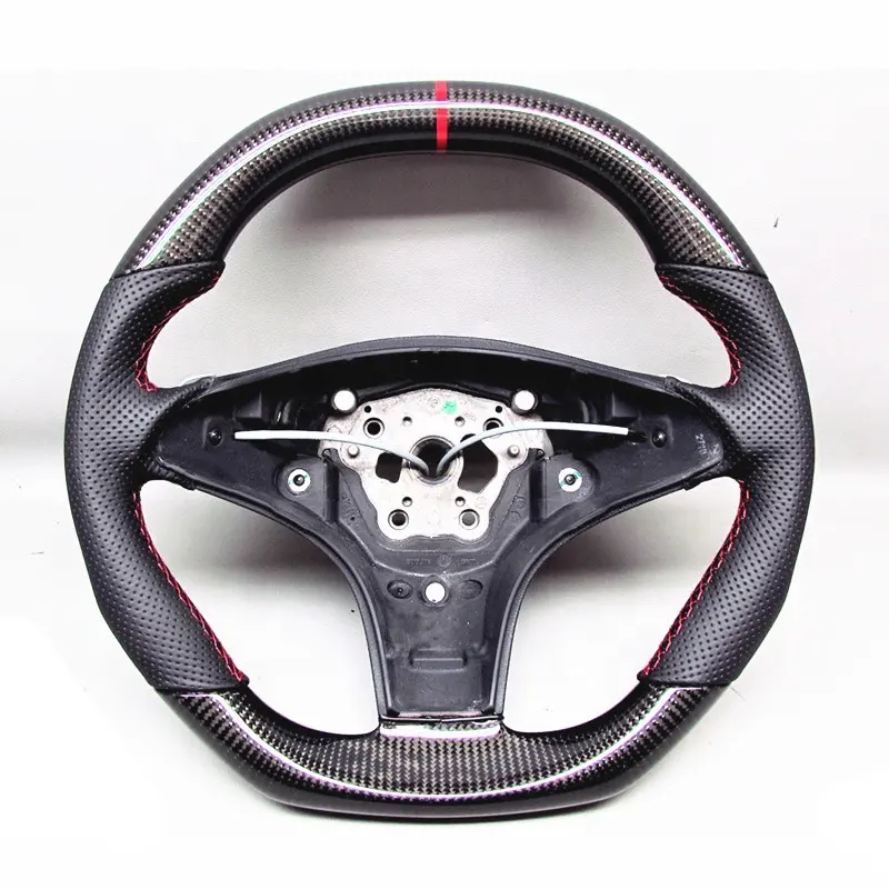 AUTO RACING WHEEL STEERING AUTO PER Mercedes-Benz CLS63 R230 SL63 SLK AMG VOLANTE IN FIBRA di CARBONIO 2015