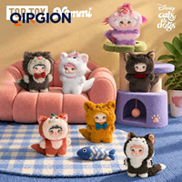 Authentique TOPTOY Nommi Dreamy Cat Tales Pendentif en peluche Boîte mystère Lot de 6 pièces Adorables cadeaux de collection Anime Kawaii