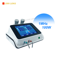 Vente en gros d'usine Ultrasonido Fisioterapia Ultrason professionnel Machine de thérapie par ultrasons Soulagement de la douleur Ultrawave physique
