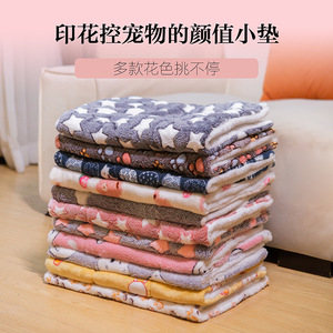 Pet <b>Mat</b> Rectangle Polyester Fiber Thick Plush For Dogs <b>Cats</b> Four Seasons Use - Product Image 5